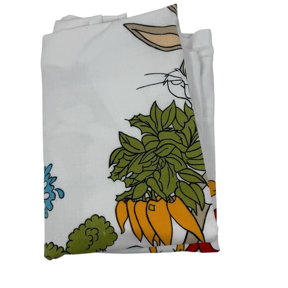 Looney Toons Vintage Burlington House Gold Star White Bed Sheets Size 63 x 104 - Picture 3 of 10